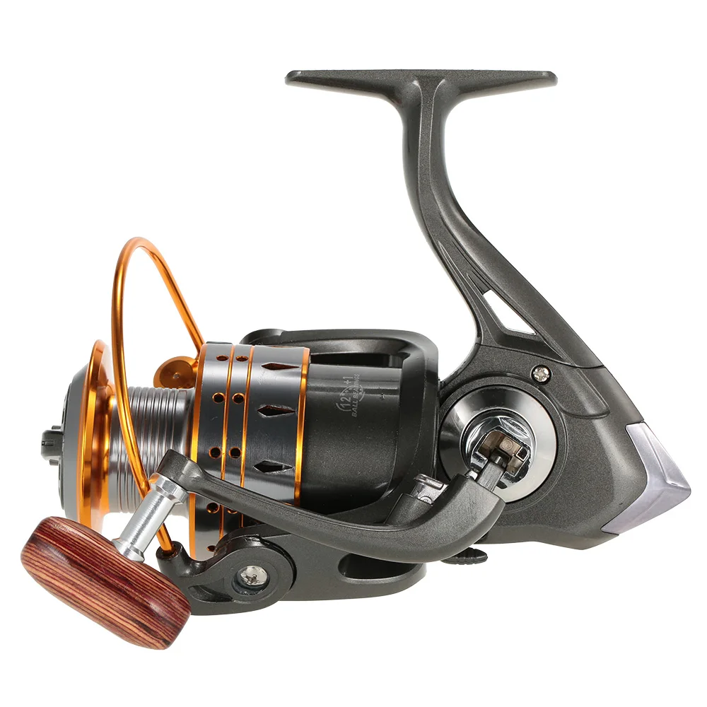 Waterproof Drag Spinning Reel with Spool Sea Boat Spinning Fishing Reel