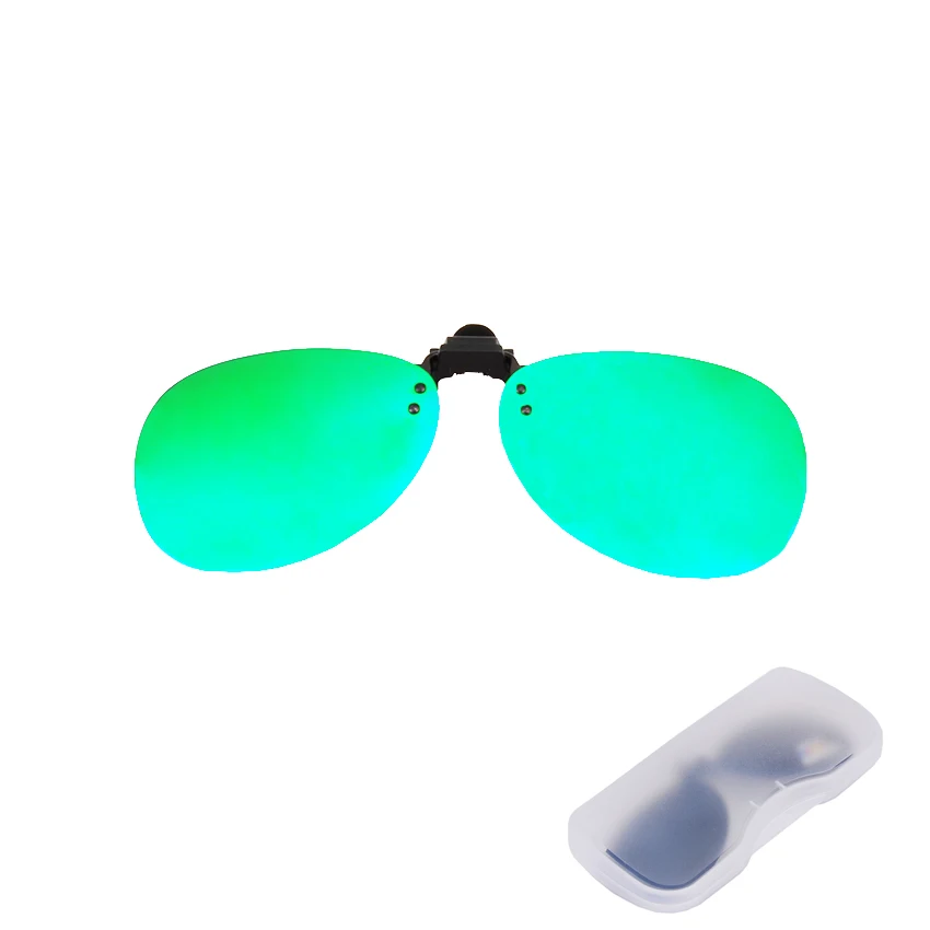 Поляризованные очки для рыбалки с клипсой, солнцезащитные очки, оправа для близорукости, для вождения, для мужчин и женщин, спортивные очки, короткий прицел, очки для дальнозоркости - Цвет: F02 with box