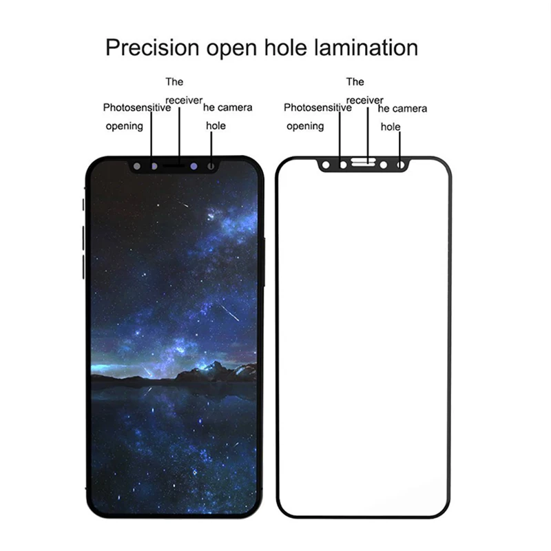 Suntaiho 6D 9H Gehärtetem Für iphone X Glas Für iphone X XR XS MAX Screen Protector Volle Abdeckung