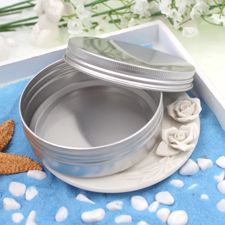 

24Pcs Aluminum Mini Cans Metal Tins Storage Jars Cream Containers Cosmetic Bottles Containers with Screw Lids 15ml/60ml