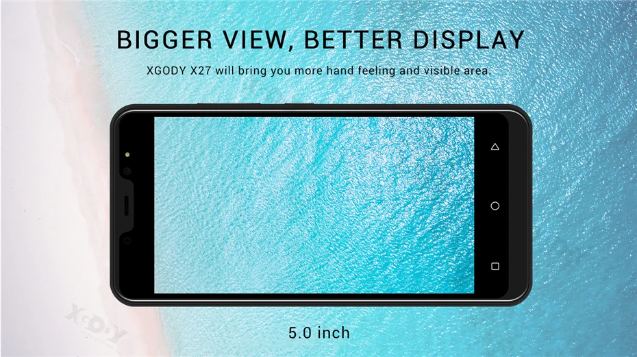 XGODY X27 3g смартфон разблокировка лица Android 9,0 5 дюймов мобильный телефон 1 ГБ 16 ГБ MTK6580 четырехъядерный Две сим-карты 5Мп gps мобильные телефоны с wifi