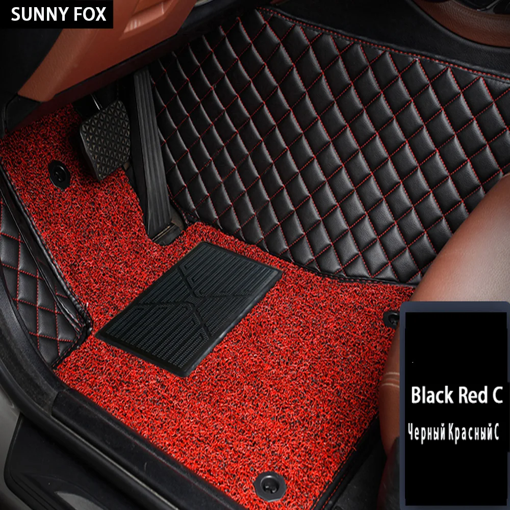 

Car floor mats made for Toyota Hilux 5D full cover case car-styling carpet rugs PVC leather perfect liners (2004-2015)