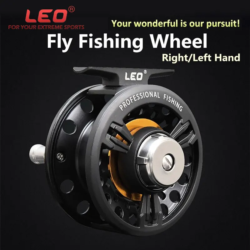 

Fly Fishing Reel 5/6 Large Arbor High Quality Aluminium Raft Fishing Wheel Left and Right Hand Changed Bait Fishing Reel Fly