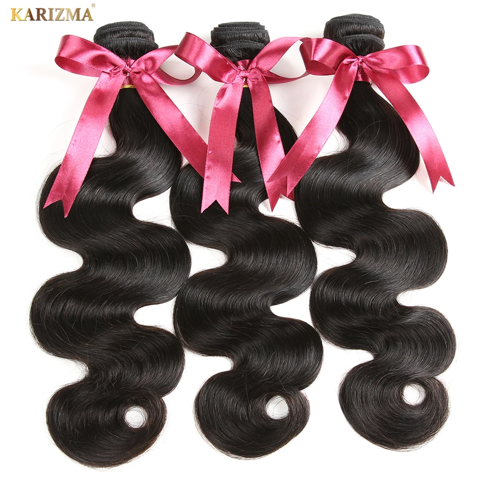 Karizma 38inch Peruvian Body Wave 3bundles 100 Human Hair Bundles