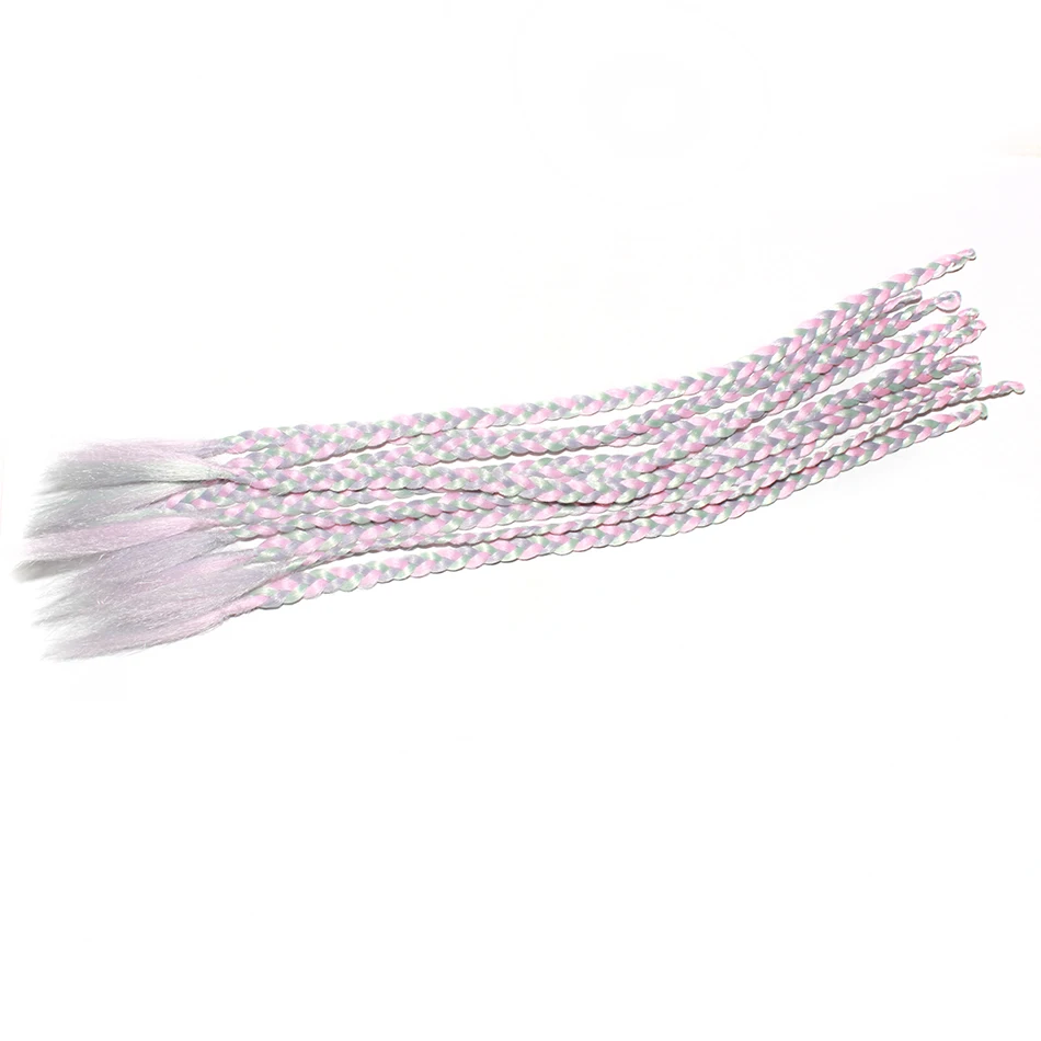 QP hair MIX Color braid Twist Crochet Hair 24" Ombre Box Braiding Crochet Hair Synthetic Twist Extensions For Women