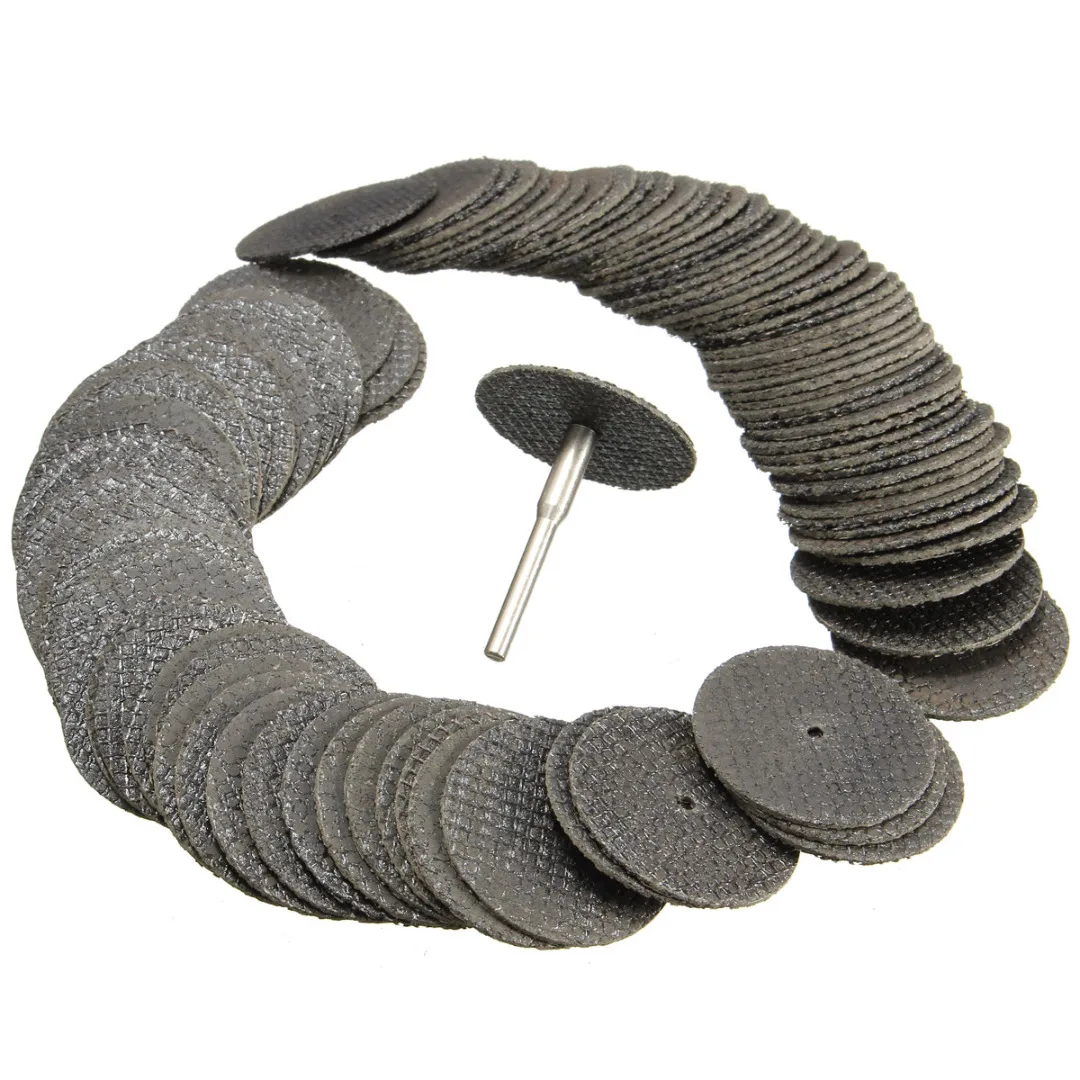 Buy 100pc/set Reinforced Fiberglass Wheel Discs 32mm Cut Off Wheel Discs + 1pc