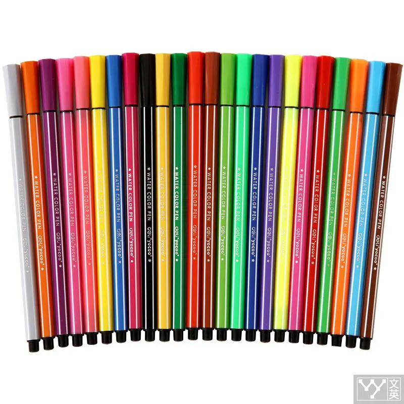

Deli Water Color Pen 7065/7067 Painting Primary School Children Gift 12/24 Tube Free Shipping Markers Drawing Sketch