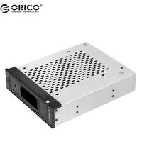 ORICO 1109SS-V1 Werkzeug-freies Voller Edelstahl 5,25 zoll bis 3,5 zoll SATA Festplatte Wechselrahmen für 5,25 “CD-ROM Slot Schwarz