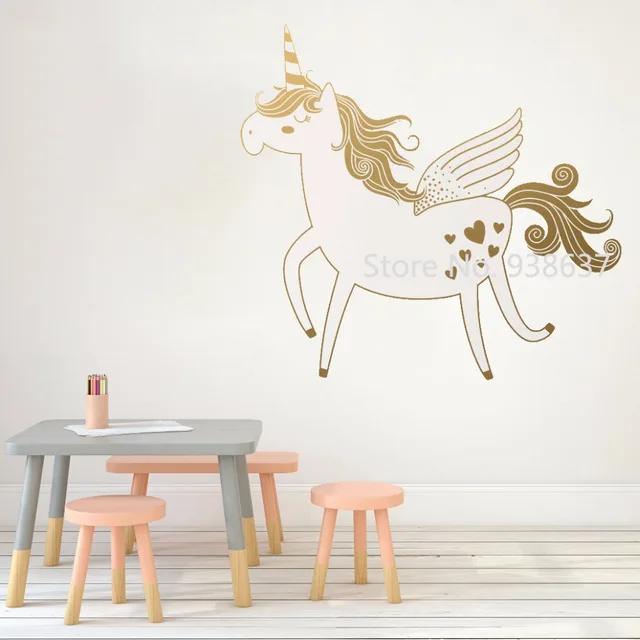 Us 6 98 25 Off Unicorn Wall Stickers Bedroom Removable Nursery Decals Living Room Home Decor Monochrome Vinyl Art Sticker Wallpaper Jw307 In Us 6 98 25 Off Unicorn Wall Stickers Bedroom Removable Nursery Decals Living Room Home Decor Monochrome Vinyl Art Sticker Wallpaper Jw307 In