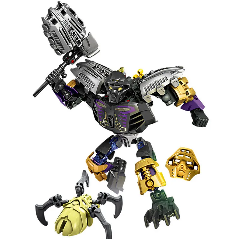 

XSZ 708-1 BionicleMask of Light 70789 Children's Onua Master of Earth Bionicle Building Block Compatible With Legoings Bionicle