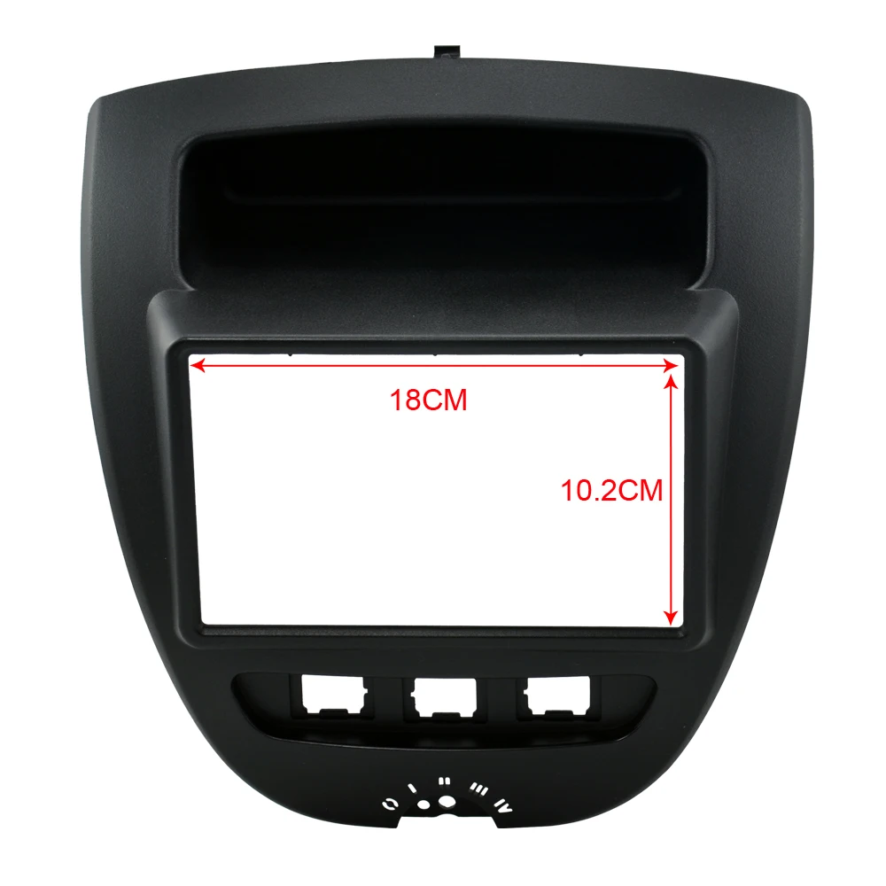 2 Din Car Frame Dash Kit/Car Fascias/Mount Bracket For Toyota Aygo/For Peugeot 107 2005 2006