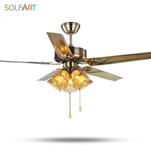 SOLFART деревянный или железный потолочный вентилятор-светильник 220v потолочные вентиляторы лампы антикварные barns потолочный вентилятор с дистанционным светильник светильники slf2012