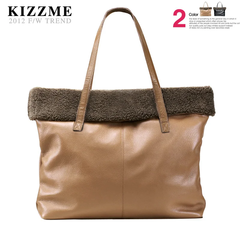 Kizzmeexplainesgenuineleatherbagshoulderbagallmatchcowhide