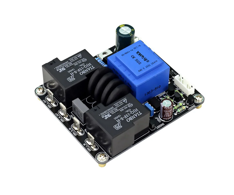 AIYIMA 220V 1000W Power Supply Delay Power Soft Start Protection Board High Power For Class A Amplifier DIY 30A Relay Protection integrated amplifier