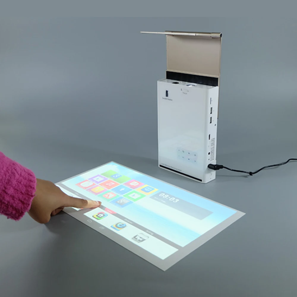 New LED HD 1080P 3D DLP Projector Table Touch Screen Electronic