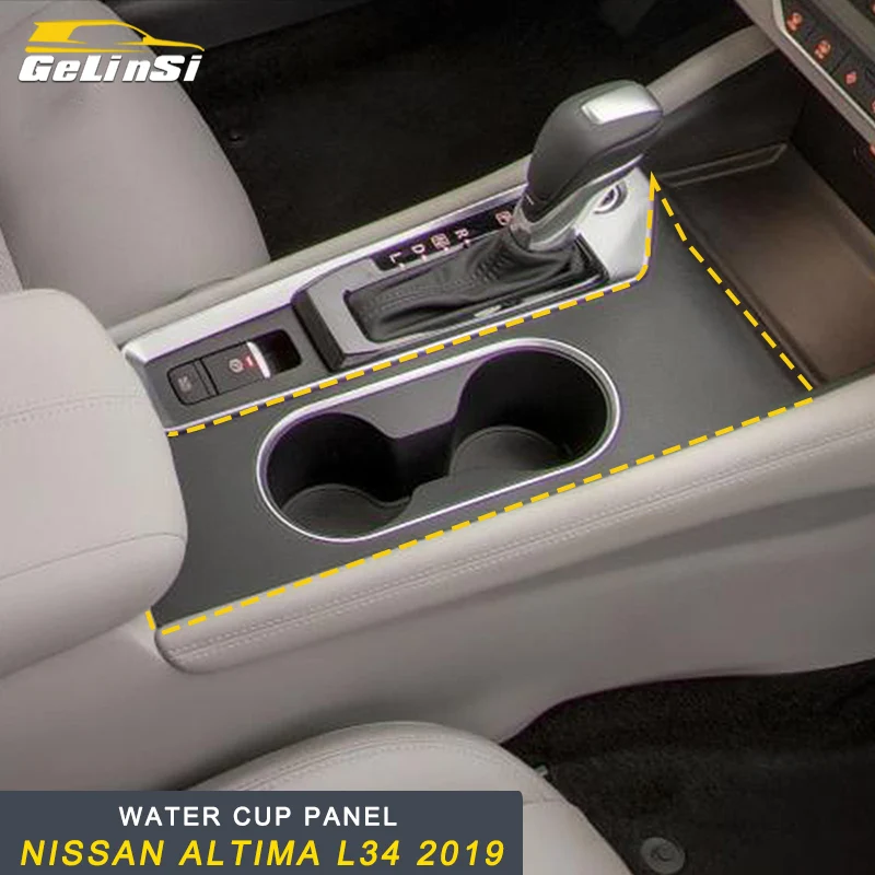 

GELINSI Auto Water cup panel cover sticker accessories For Nissan Altima L34 2019