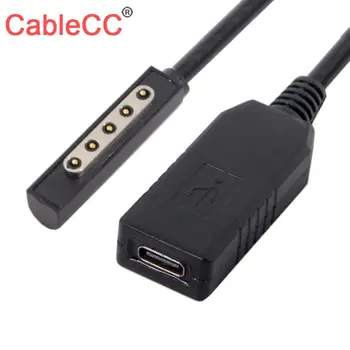 

Xiwai Surface Pro1 Pro2 to DC 12V USB-C USB 3.1 Type C Female Charge Cable Adapter