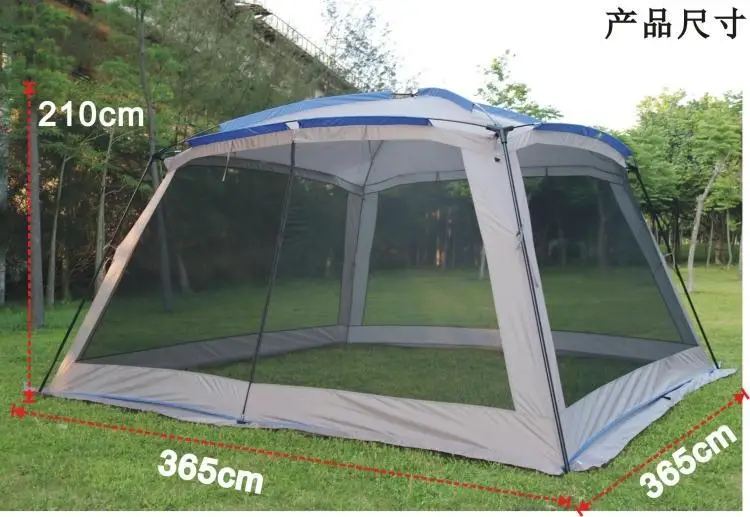 Новое поступление Высококачественная 4 Угловая садовая палатка ultralarge Пляжная палатка