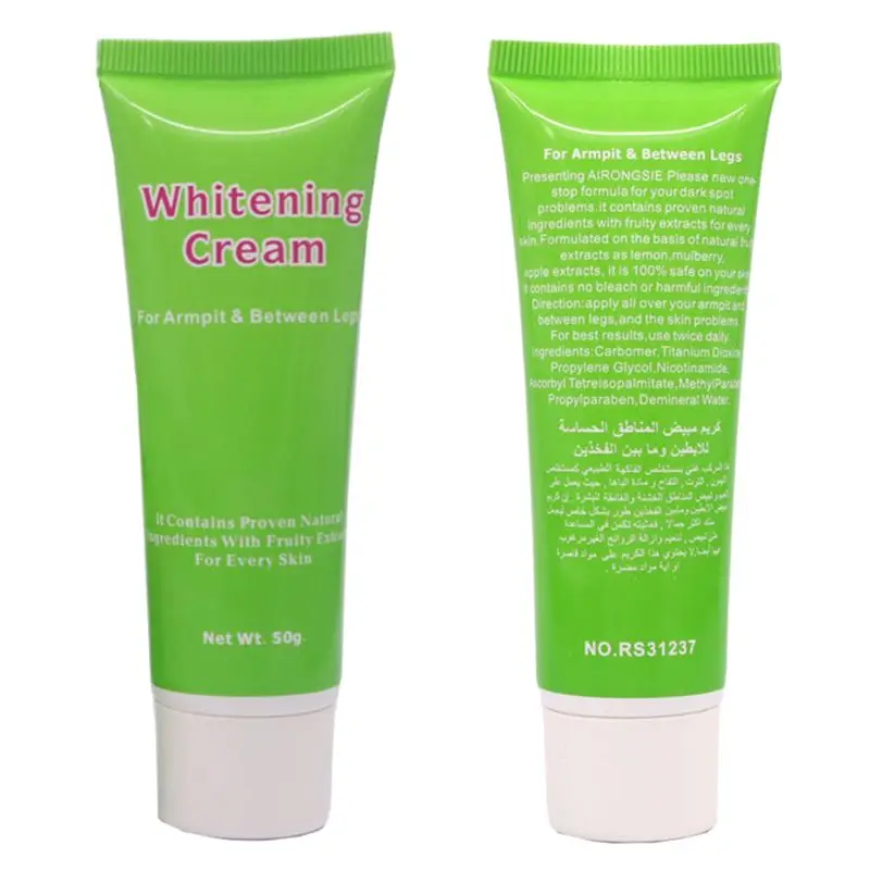 

50g Natural Whitening Brighten Body Cream Armpit Hands Legs Neck back Melanin Remover Moisturizing Smooth Skin Care