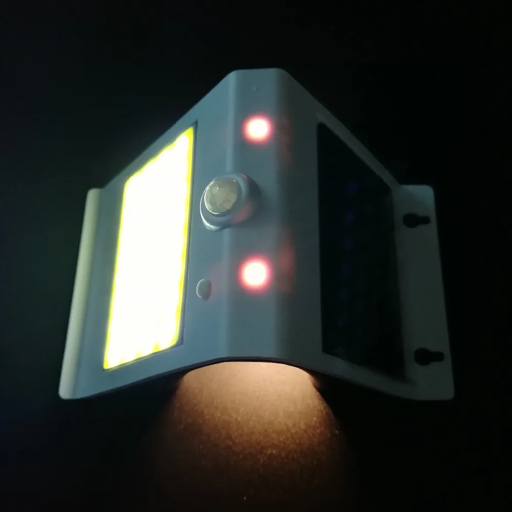 Ponte em Arco de Energia Sensor de Movimento Jardim ao ar Lâmpada de Parede Chiclits Solar Lâmpada Luz Pir Livre Caminho Sentido Hot 38led Ip65 12 Lâmpadas solares