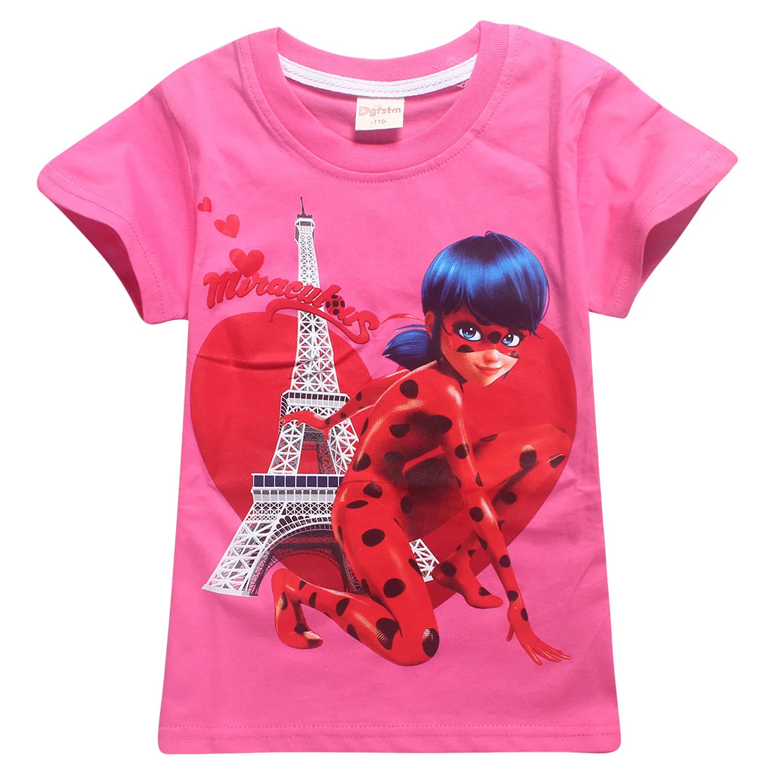 Buy lady bug kids Ladybug Girl Miraculous Cartoon T