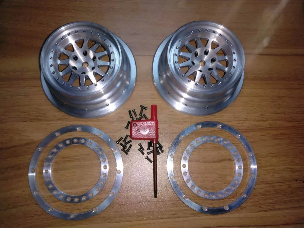 

alumium wheel rim with beadlock For 1/7 Traxxas UDR Traxxas Unlimited Desert Racer 2pcs/SET