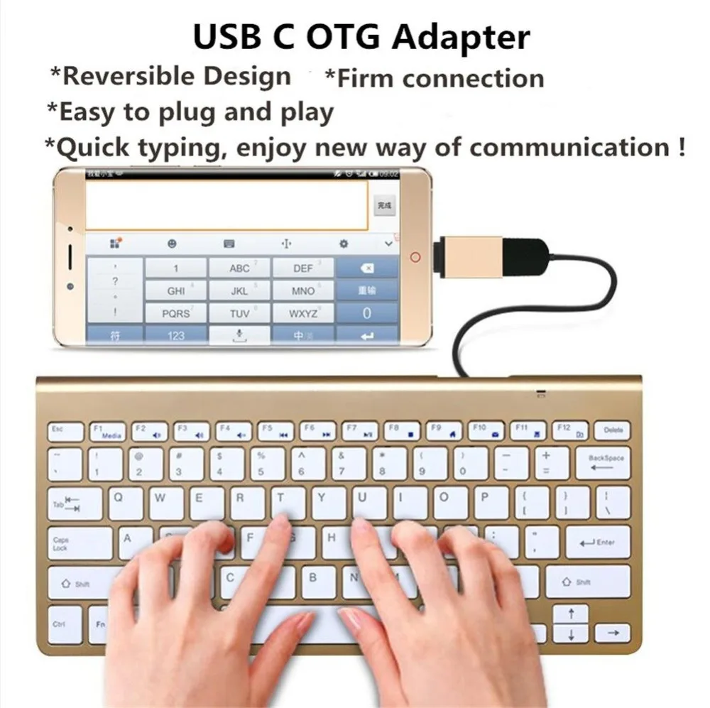 Кабель переходник с Type c на OTG USB 3 0 для Samsung P20 HUAWEI p20 pro Xiaomi Mi5 Mi6 Matebook MacBook|Переходники