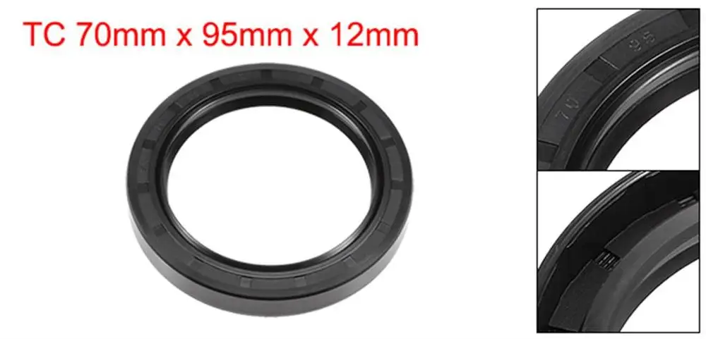 A 70mm x 95mm x 12mm Uxcell сальник нитрил резиновая крышка двойной губы для автомобилей Мотоцикл коленчатых валов распредвалы TC 70x95/100x10/мм 12 мм - Цвет: A 70mm x 95mm x 12mm
