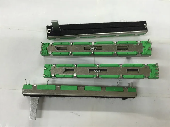 4pcs SC6080GH for Soundcraft EF12 Mixer Main Straight Slide Potentiometer A50K A503 / Double Main Fader Handle Length 15MMC