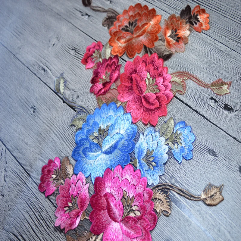 Somelace 2pcs/lot Beautiful Shiny Silk Orange Redbluerosecarmine