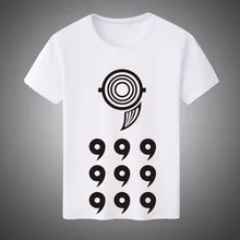 2017 New Summer Men Women NARUTO Ootutuki Hagoromo Casual Top Tees White Modal T-shirt Short-sleeved Shirt