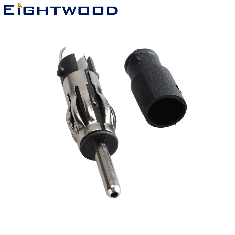 

Eightwood Car FM Radio Antenna Aerial Plug Male Connector AM/FM Adapter DIN 41585 for European Cars Before 2010