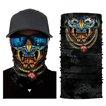 

New Halloween Scarf Mask Festival Motorcycle Face Shield Sun Mask Balaclava Party Masks Festive Supplies Masquerade Mask