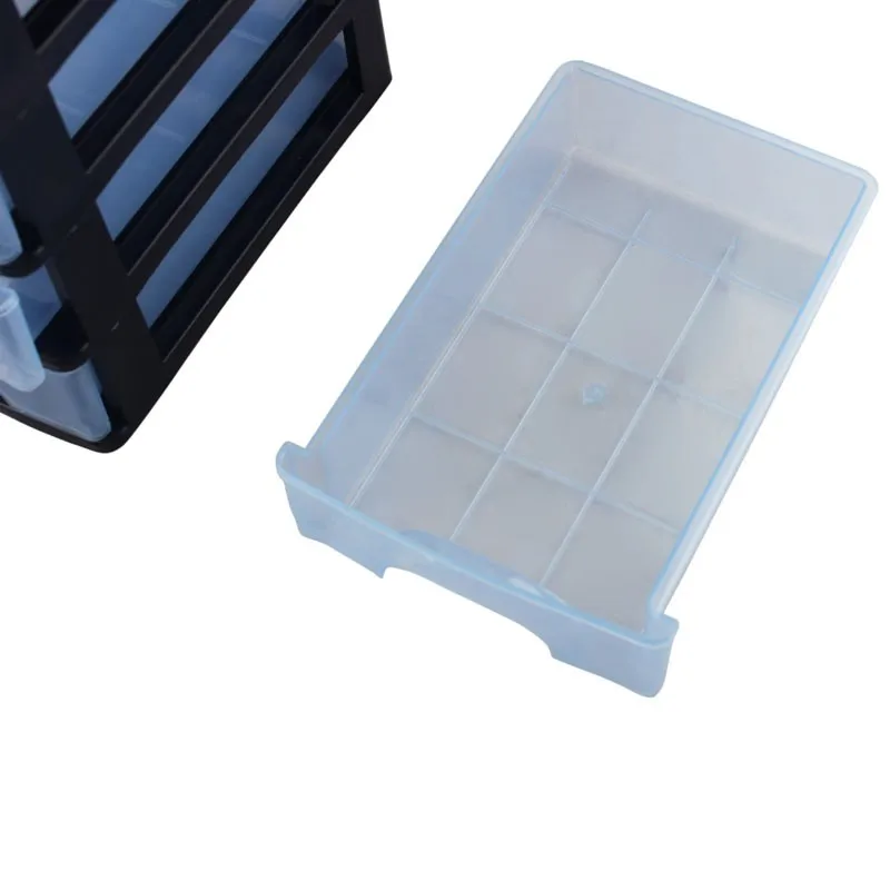 Caja de Herramientas caja de almacenamiento de componentes de clasificación de tornillo de cajón de cuatro capas Caja de Herramientas Caja de Herramientas caja de almacenamiento de componentes de clasificación de tornillo de cajón de cuatro capas Caja de Herramientas