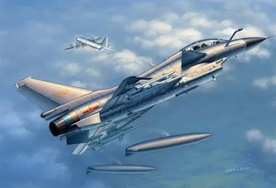 Trumpeter МОДЕЛЬ 02842 1/48 PLAAF J-10S энергичный Дракон пластиковая модель комплект