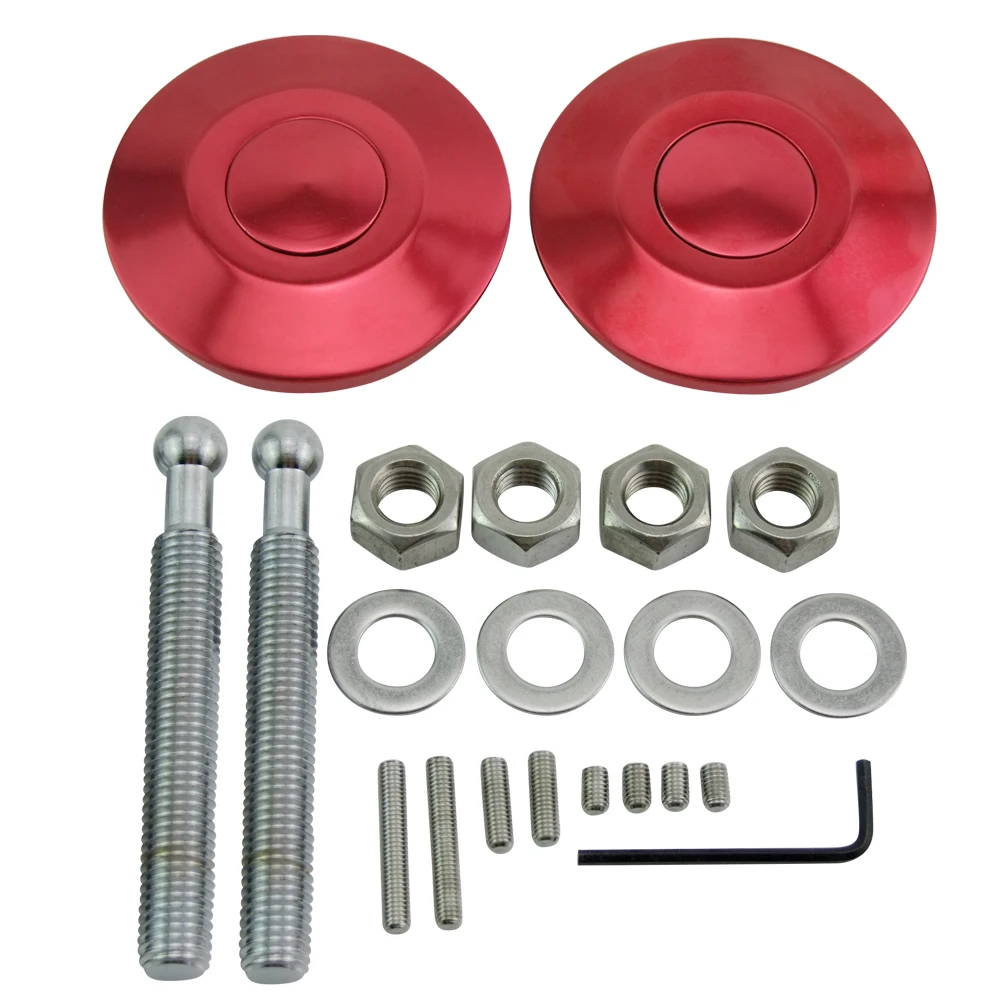 Hood pin kilidi Hızlı Mandalı Düşük Profil Push Button Kütük Hood Pins