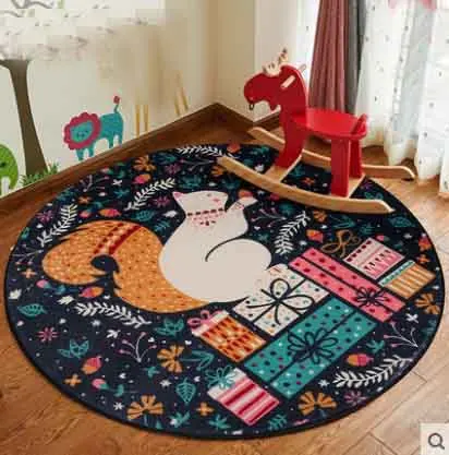 online shop thick kid room carpet round cartoon child floor mat yogo play yogo