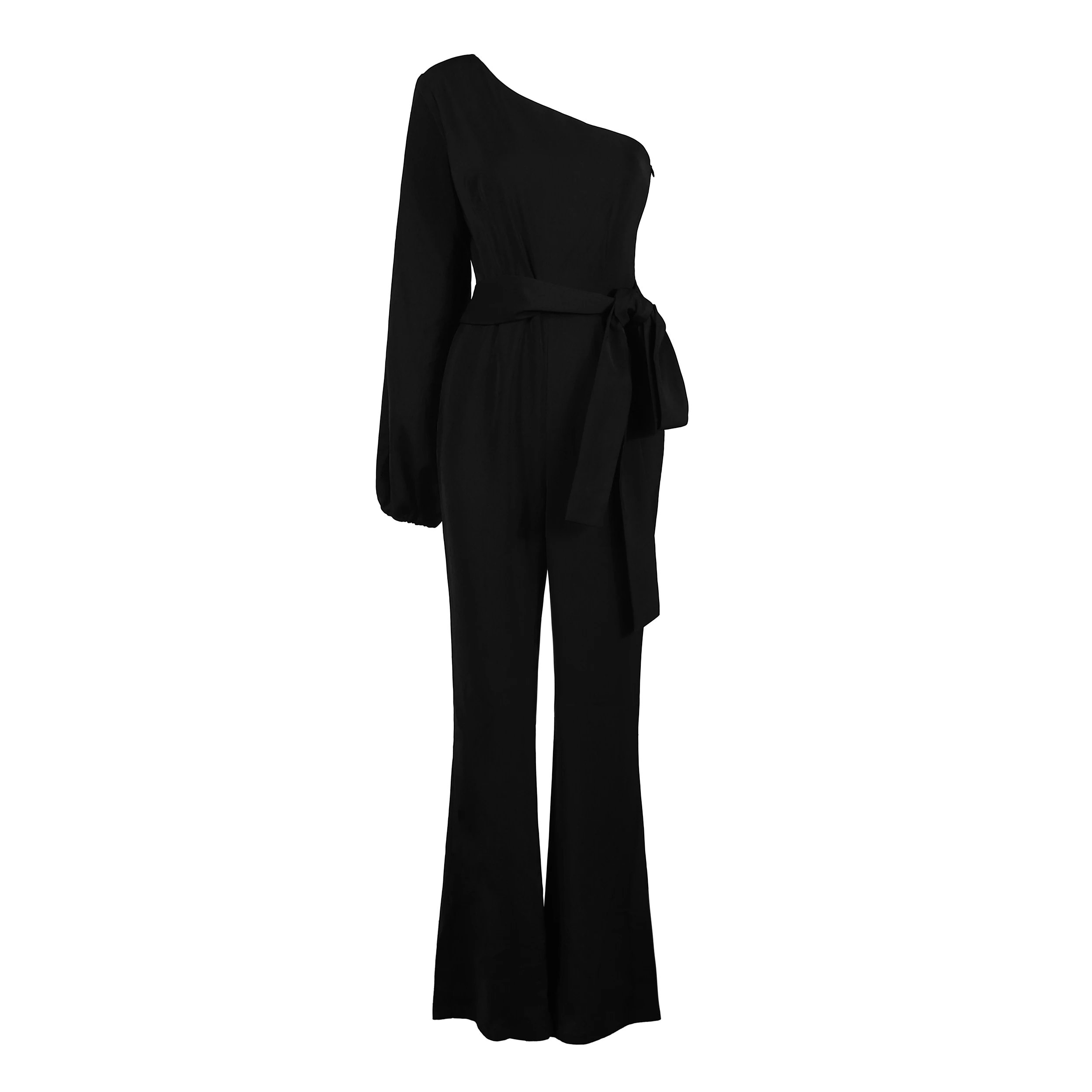 

Deavogy 2018 Women black long sleeve Bodycon Sexy jumpsuit Hot Sale