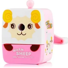 Милая точилка для карандашей для домашних животных с принтом овечки, офисные и школьные принадлежности, полезная точилка для детей