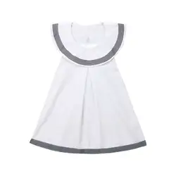 2019 детская одежда для новорожденных девочек сарафан без рукавов с открытой спиной и круглым вырезом детский белый летний комплект одежды