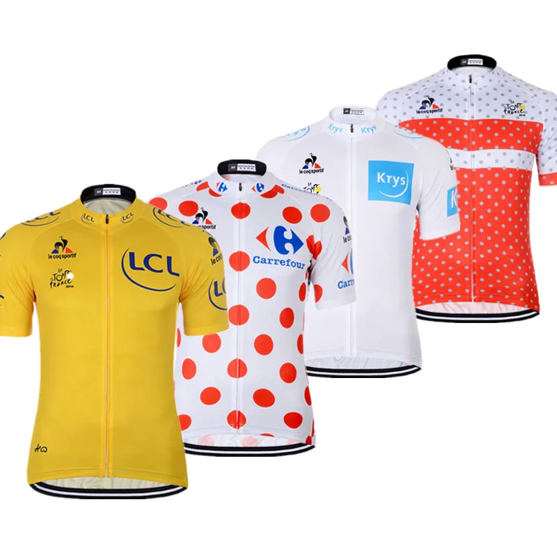 Tour de France Cycling Jersey Men Bike Jerseys Racing Bicycle Tops Team