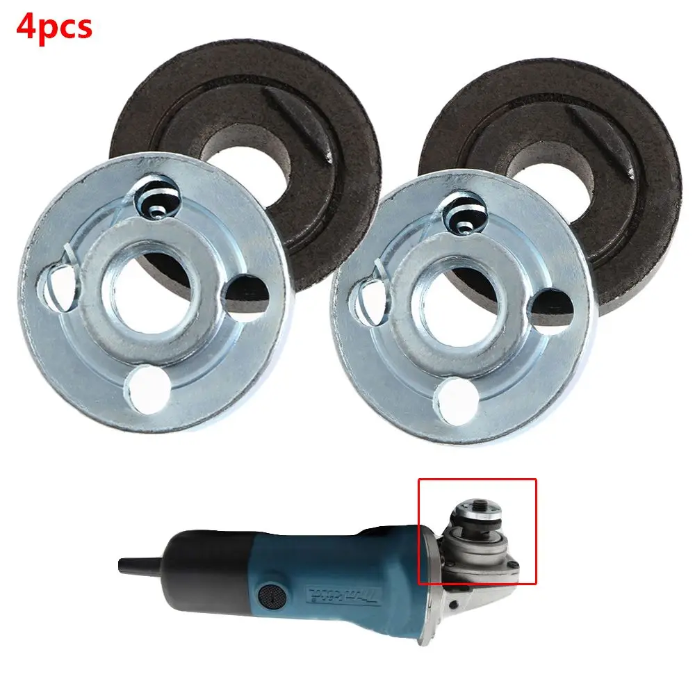 

2 Pair Angle Grinder Inner Outer Flange Nuts Power Replacement for Makita 9523NB