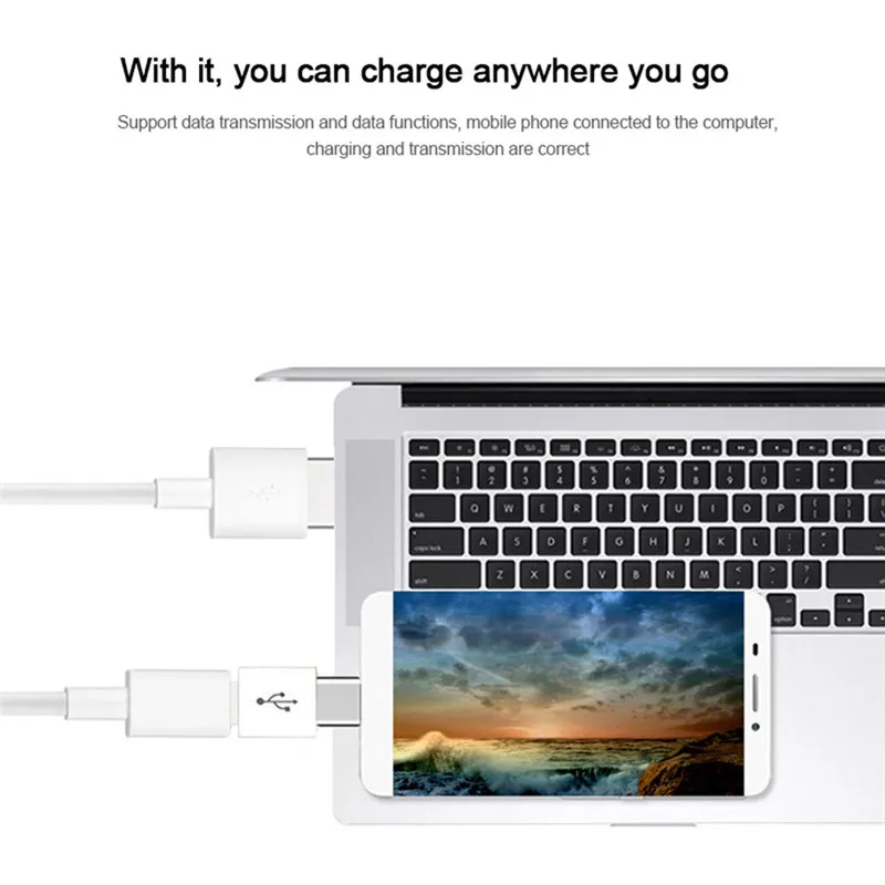 Type C Male To Micro USB Женский конвертер адаптер OTG синхронизация данных и зарядка