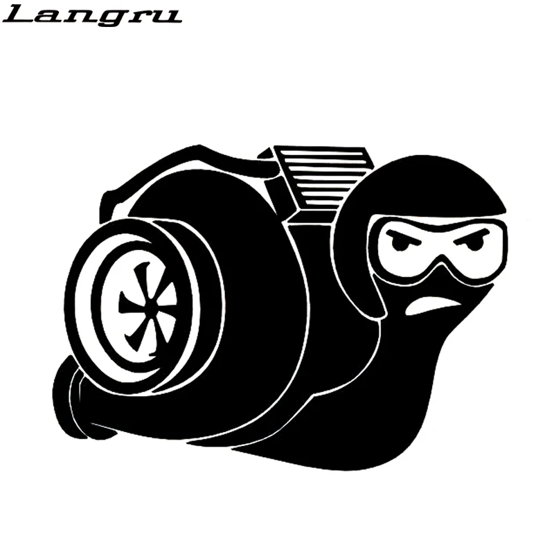 Креативный интеркулер Langru с турбо улиткой модная Виниловая наклейка для