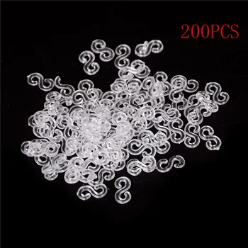 

Transparent Loom Rubber Bands Kits S Clips For DIY Loom Bands Bracelet Charms Accessaries 200PCS(10bags)