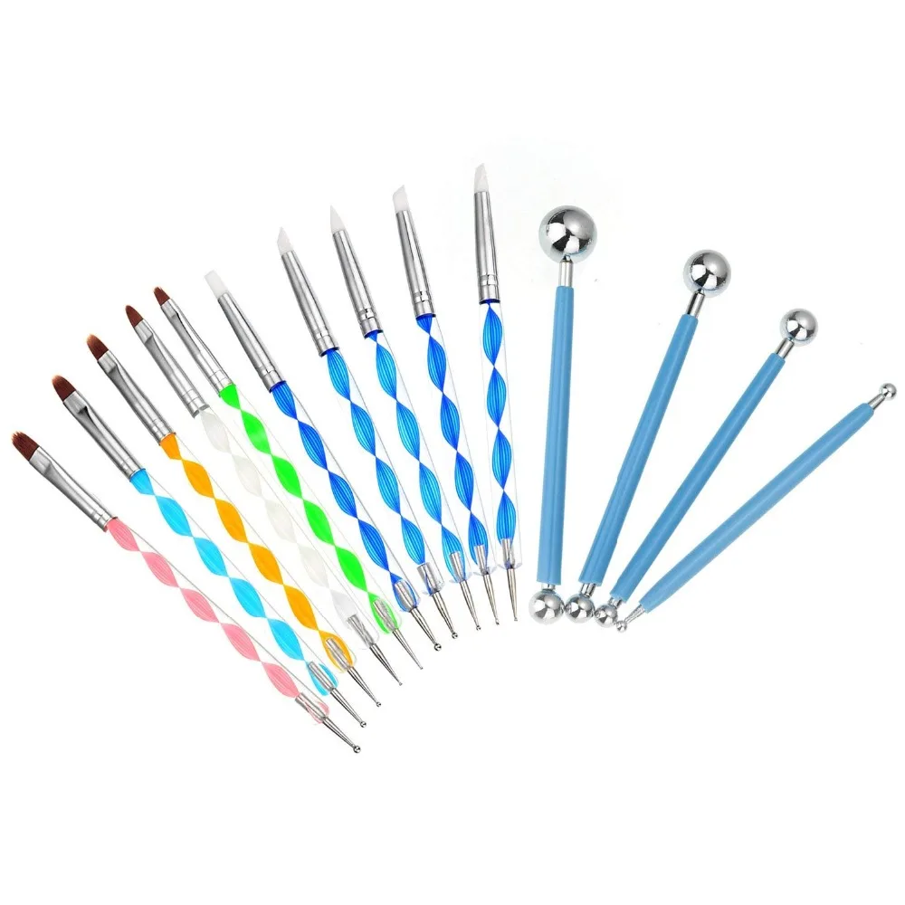 Buy Art Sent 14 Pieces Dotting Tools Painting Brushes