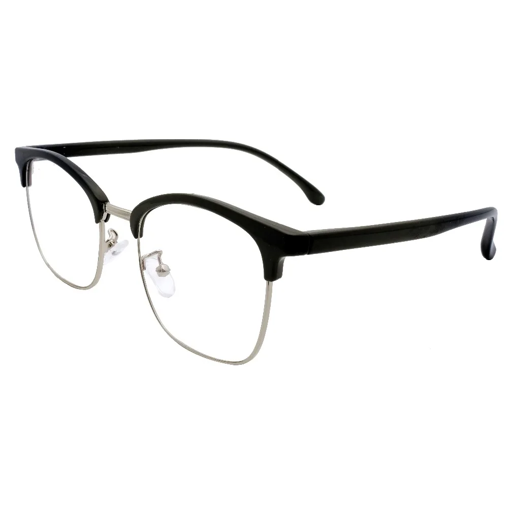 Очки для чтения, в стиле ретро мужские женские стильные Browline Рецептурные очки для чтения черные или Серебристые цветные оправы очки Новинка