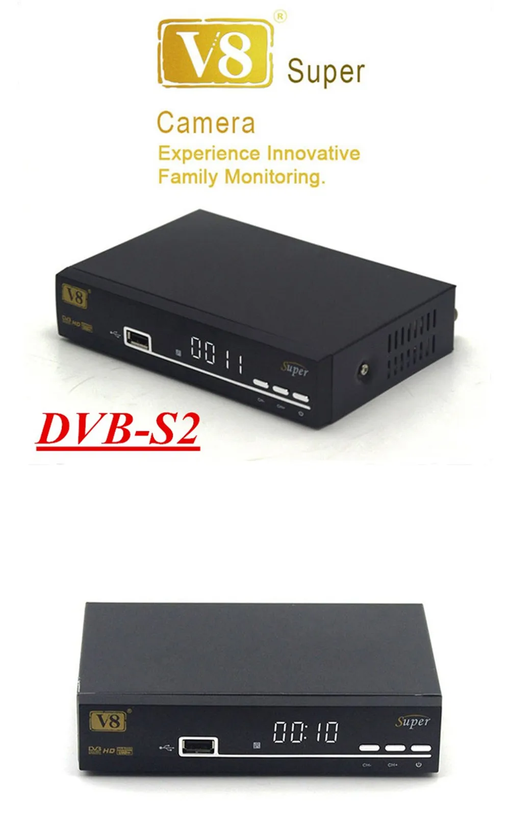 V8 супер рецептор DVB-S2 спутниковый ресивер Full 1080P HD FTA спутниковый декодер+ USB wifi Поддержка Biss ключ newcam 3g IPTV Youporn