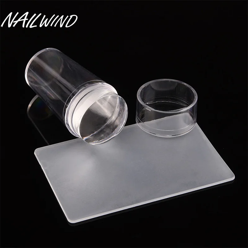 NAILWIND цветок DIY полировка штамповка прозрачный силиконовый дизайн ногтей