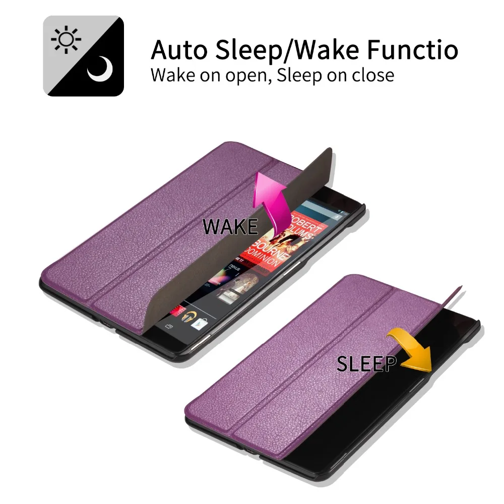 Ceny JOYLINK ultra cienki futerał ze skóry PU składany futerał na Google Nexus 7 2013 odwróć Tablet stojak na Nexus 7 2nd, automatyczne uśpienie obudź